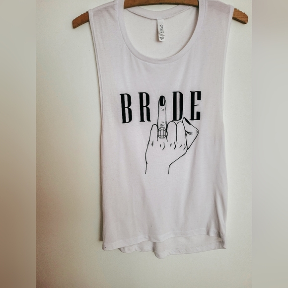 Bella Novelty BRIDE tank top - Picture 4 of 4